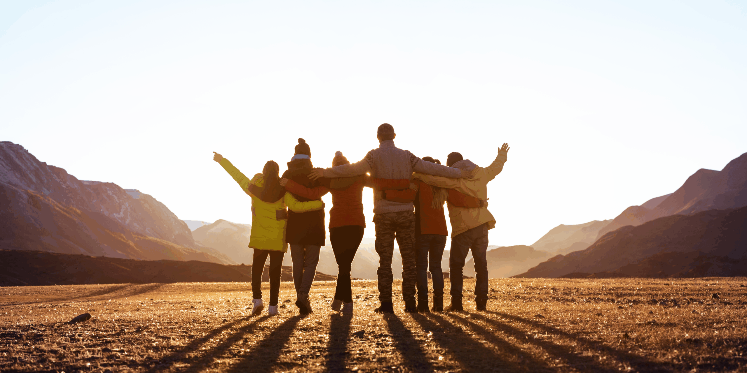 image depicting joyful movement with friends