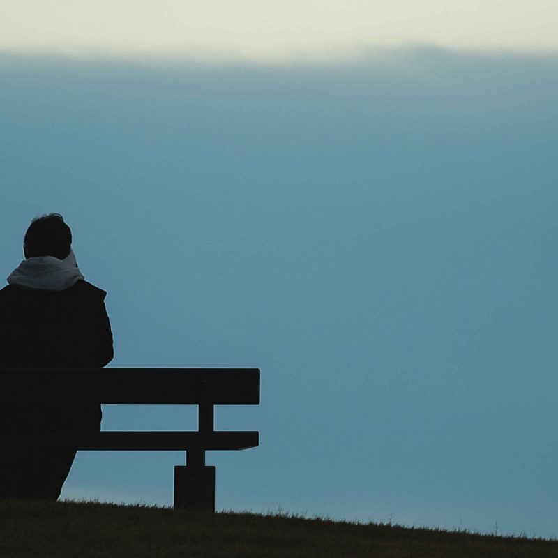 Two People Sitting Together to Show Support Can Mean Just Being With Someone