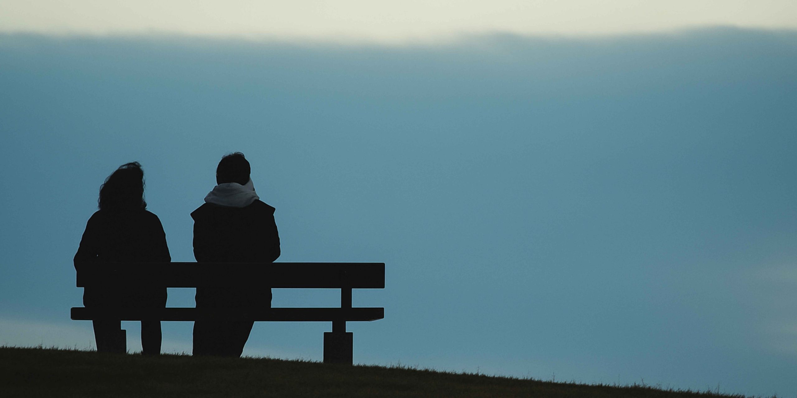 Two People Sitting Together to Show Support Can Mean Just Being With Someone